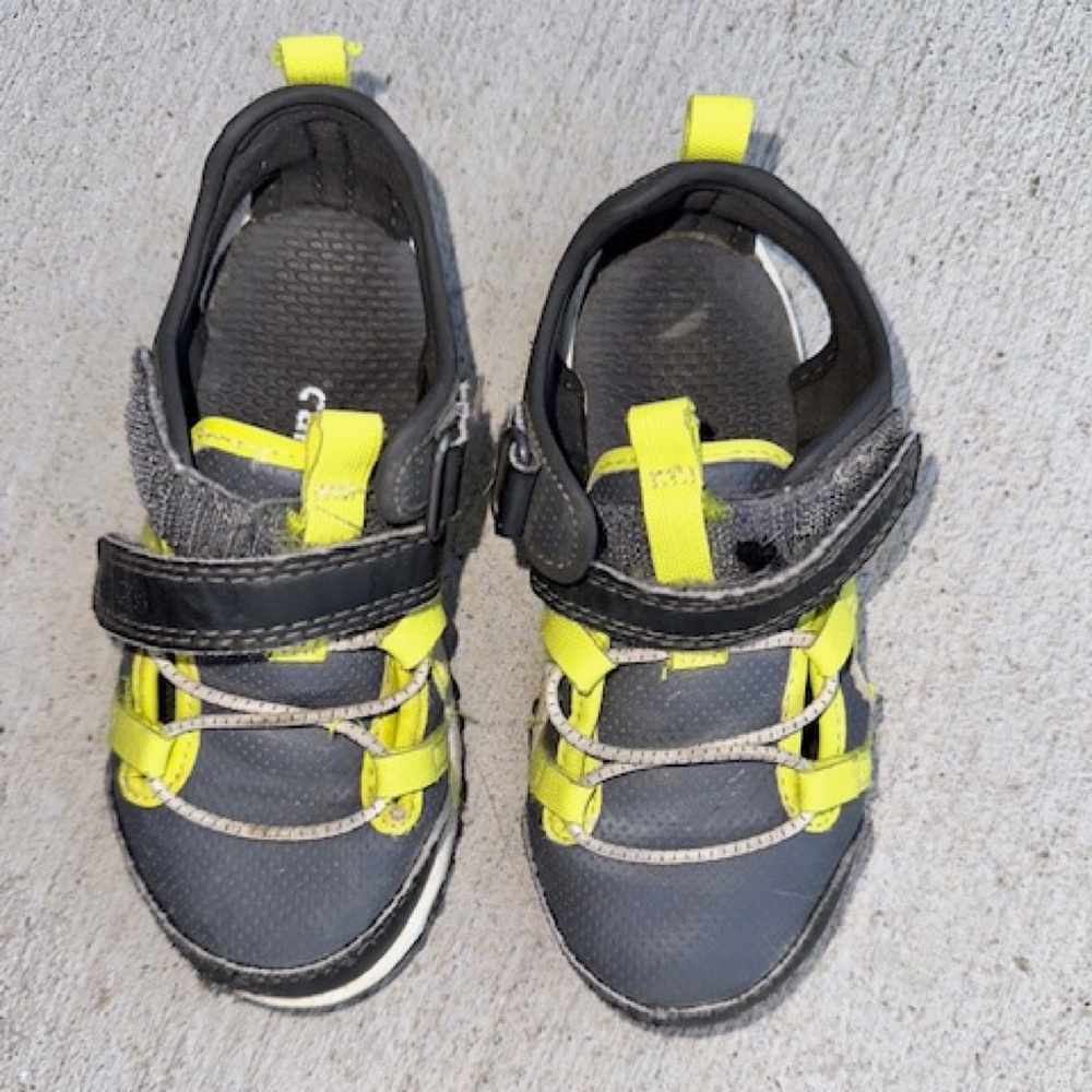 Boys sandals. Size 9 Toddler. Carter's slip on shoes.